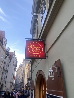 Store front  at Creme de la Creme in Prague