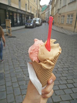 salted peanut butter at Creme de la Creme in Prague