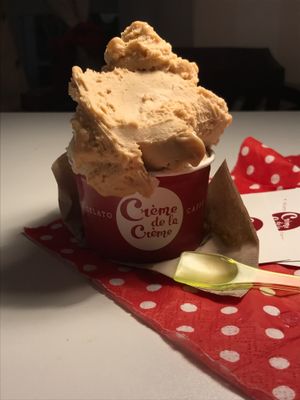 chestnut x chai latte at Creme de la Creme in Prague