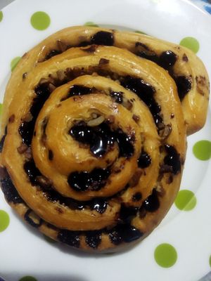 Rol con chispas de chocolate at Pan Gabriel in Mexico City