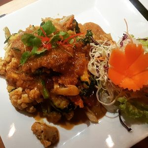 peanut satay at Thai Box in Christchurch