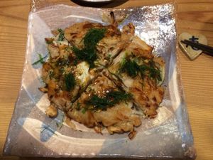 Buckwheat flan at Megumi in Osaka