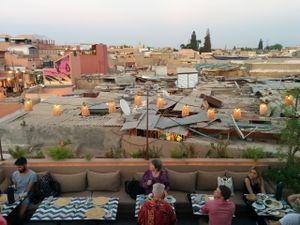 Terrace at NOMAD in Marrakech