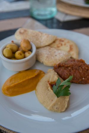 Hummous at NOMAD in Marrakech