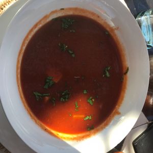 bitter soup- not good at NOMAD in Marrakech