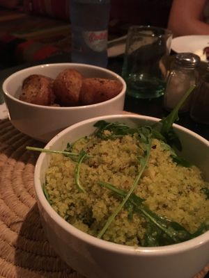Mint couscous & potatoes  at NOMAD in Marrakech