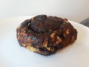 Vegan Chocolate Roll. Organic Sugar Free. Sweetened with maple. at Joseph's Organic Bakery in Miami