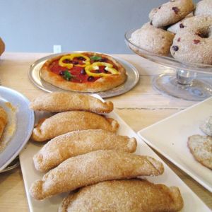 Stone Ground Organic Empanadas (Dairy Free)  at Joseph's Organic Bakery in Miami
