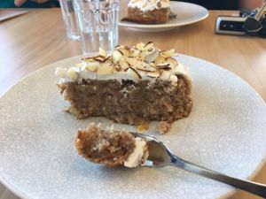 hummingbird cake at The Origin in Christchurch