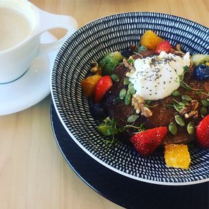 Pancakes at The Origin in Christchurch