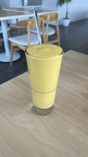 Mango lassi  at The Origin in Christchurch