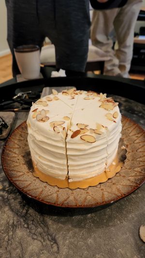 Chocolate Cake with Vanilla Almond Frosting at Scratch Bake Shop in Rochester