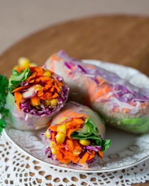 Corn and cabbage summer with cilantro lime dressing
 at Two Tablespoons in New York City