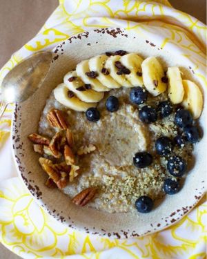 Steel cut oats at Two Tablespoons in New York City