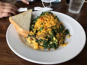 Citizen scramble hit the spot this morning  at Citizen Eatery in Austin