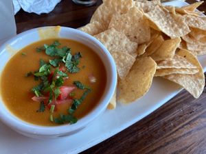 Chips and small queso at Citizen Eatery in Austin