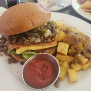 Breakfast sandwich at Citizen Eatery in Austin