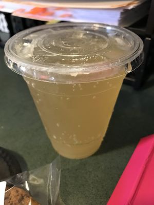 Groovy green kombucha. Way milder than what I usually expect from kombucha!   at Citizen Eatery in Austin