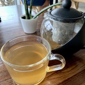 Lemongrass Ginger Hot Tea  at Citizen Eatery in Austin