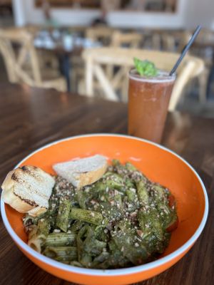 Pesto Pasta  at Citizen Eatery in Austin