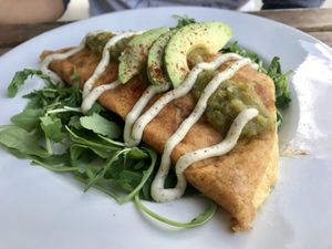 Chorizo omelette  at Citizen Eatery in Austin