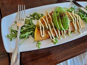 Chorizo omelette at Citizen Eatery in Austin