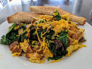 Breakfast scramble at Citizen Eatery in Austin