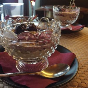 Vegan cheesecake  at Ma Cocotte in Corfu