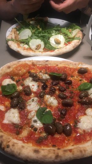 Vegan pizza at Altro Pizza in Williamstown