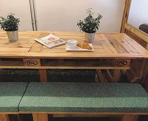 Our favorite table at Itacate in Barcelona