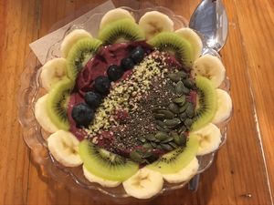 Açai bowl (without the granola) at Itacate in Barcelona