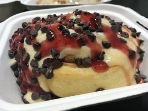 PB&J Cinnamon Roll at Cinnaholic in Brea