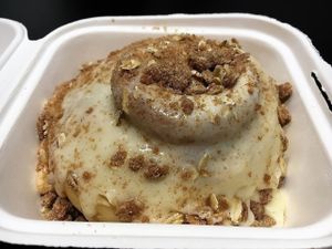 Coffee Cinnamon Roll at Cinnaholic in Brea
