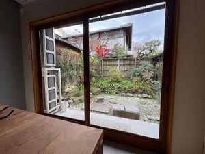 Garden view  at Apelila in Kyoto