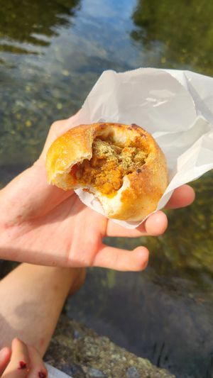 Curry bread at Apelila in Kyoto
