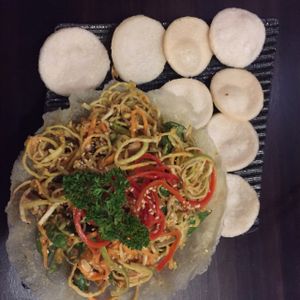 Banana flower salad  at Ngo Vegetarian in Ho Chi Minh City