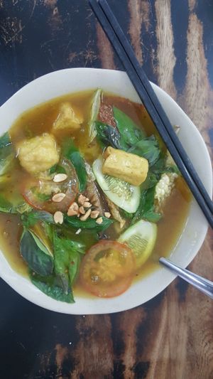 hu tieu sate / spicy hu tieu noodles at Hu Tieu Chay Cay De - Tan Binh in Ho Chi Minh City