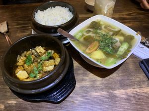 Tradition Vietnamese meal at Hu Tieu Chay Cay De - Tan Binh in Ho Chi Minh City