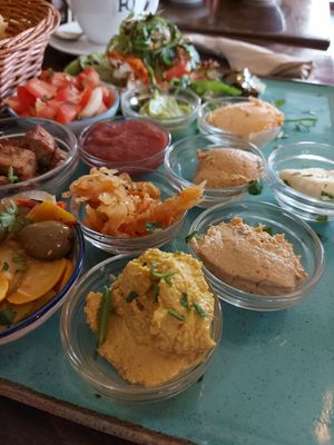 Butterfly breakfast at Kraftraum in Bayreuth