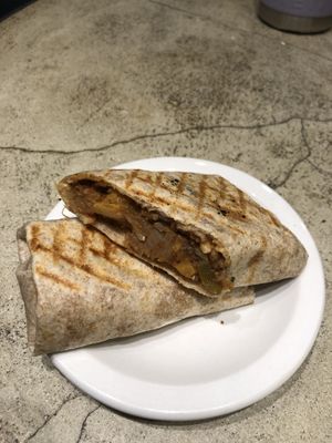 Sweet potato burrito  at Hive Cafe in Montreal