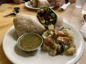   at Abeja's House Cafe in Asheville