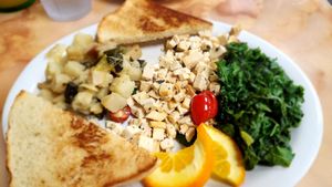  at Abeja's House Cafe in Asheville