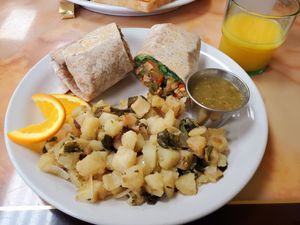  at Abeja's House Cafe in Asheville