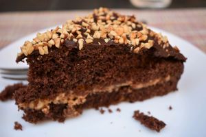 chocolate peanut butter cake at Un'Altra Idea in Bologna