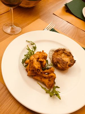 First plate  at Un'Altra Idea in Bologna