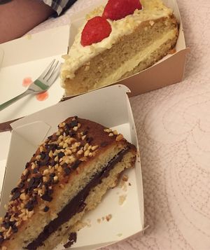 Take-away cake!  at Un'Altra Idea in Bologna