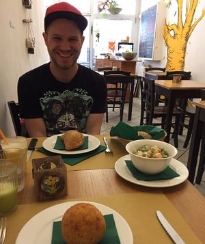 Quick snack before flying home  at Un'Altra Idea in Bologna