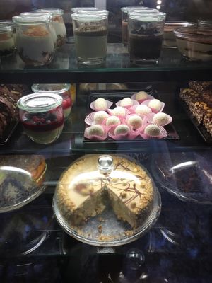 Dessert window  at Un'Altra Idea in Bologna