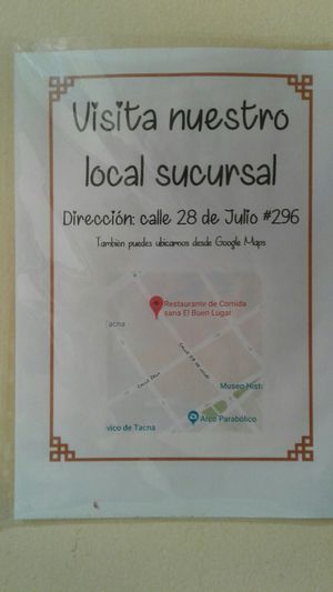 Branch in downtown at El Buen Lugar - Av Miraflores in Tacna