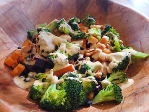 My bowl. at Veggilish in San Diego